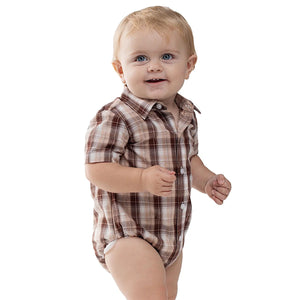 Country Infant Frankie Short Sleeve Full Button Jumpsuit