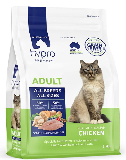 Hypro Premium Grain Free Chicken Adult Cat Dry Food