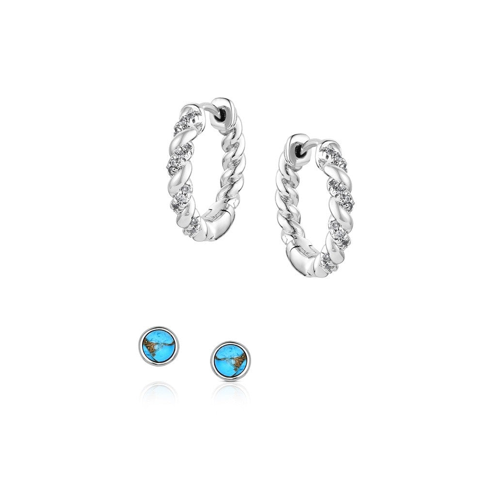 Montana Silversmiths Dawn and Dusk Earring Set