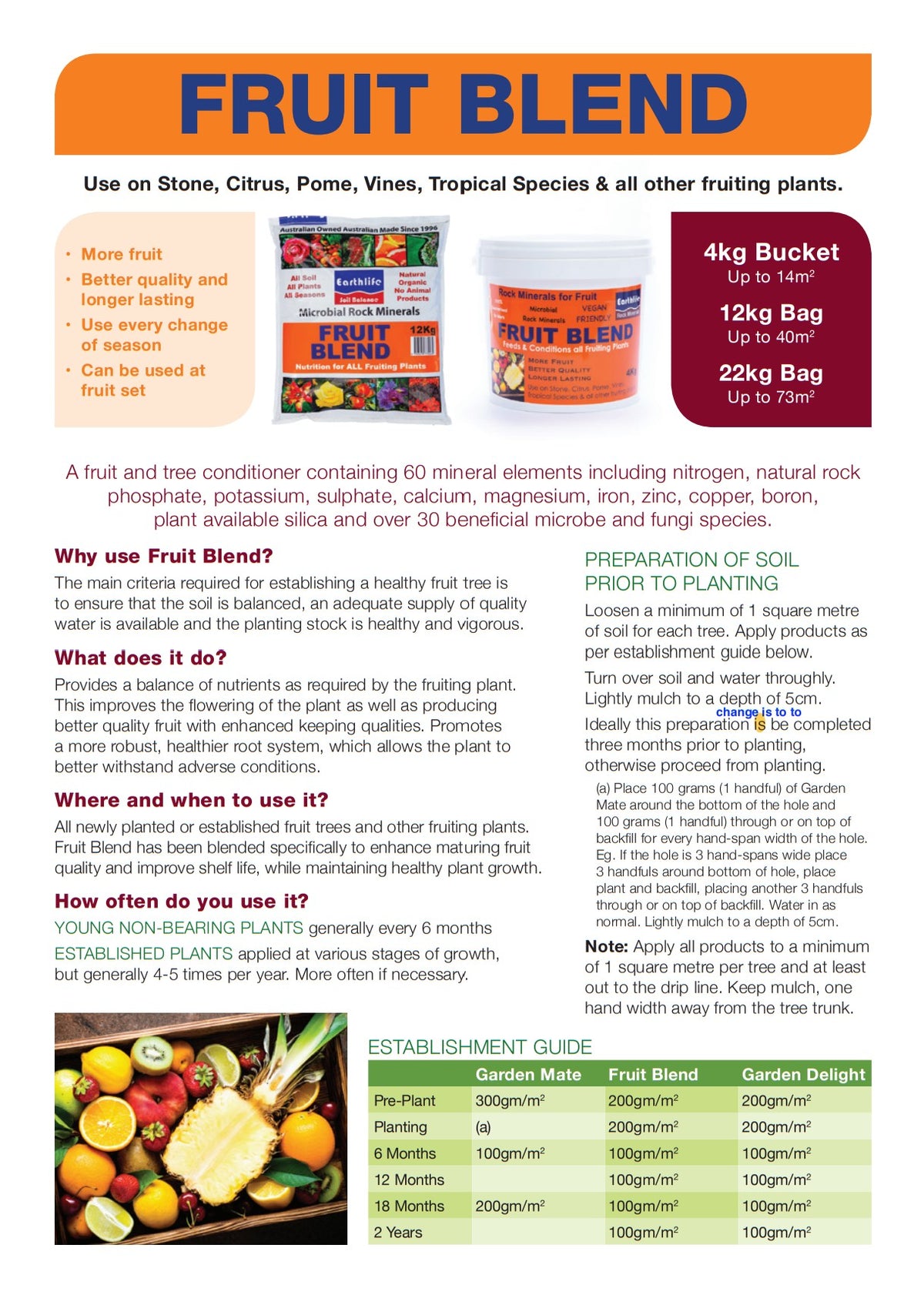 Earthlife Fruit Blend