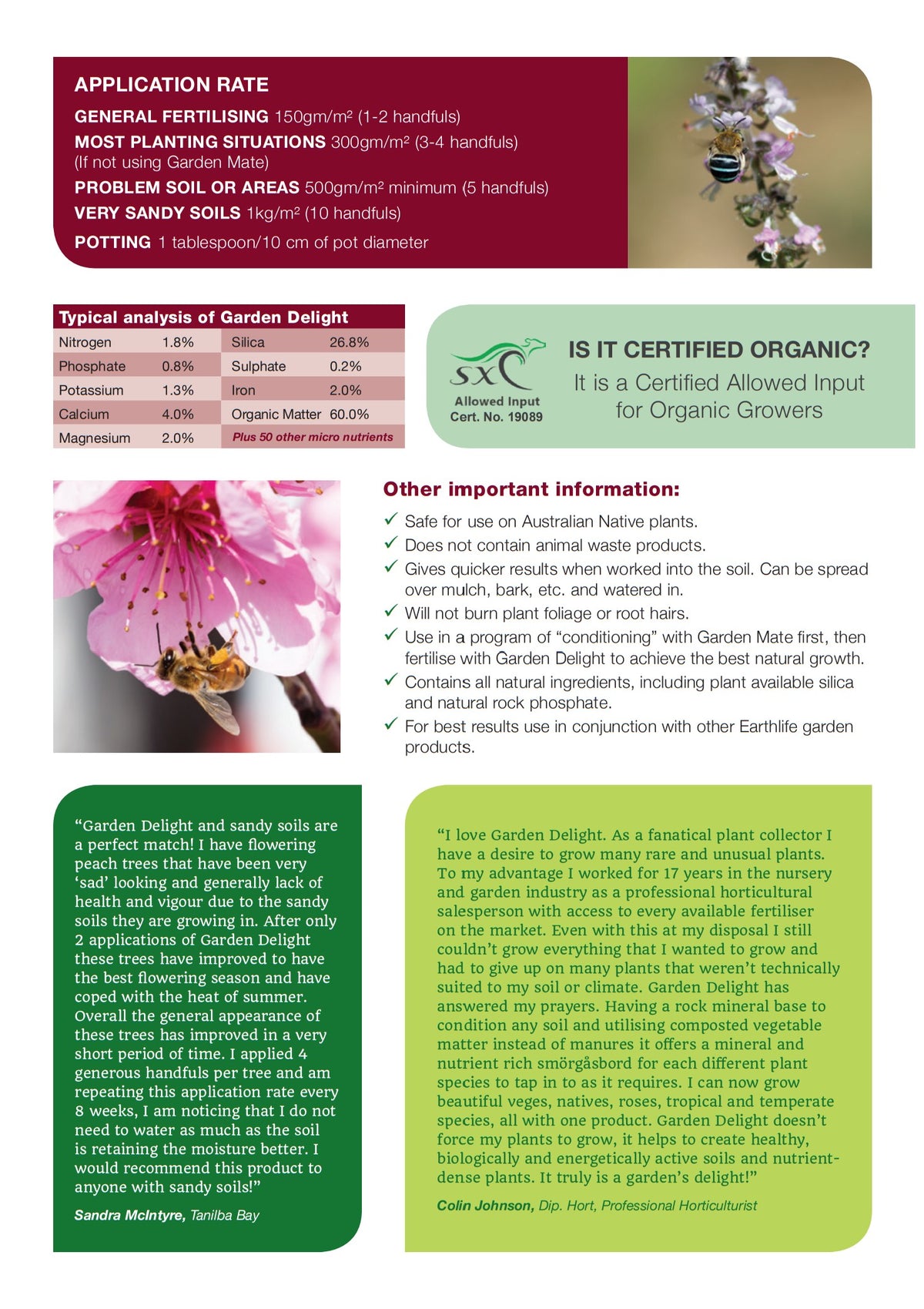 Earthlife Garden Delight