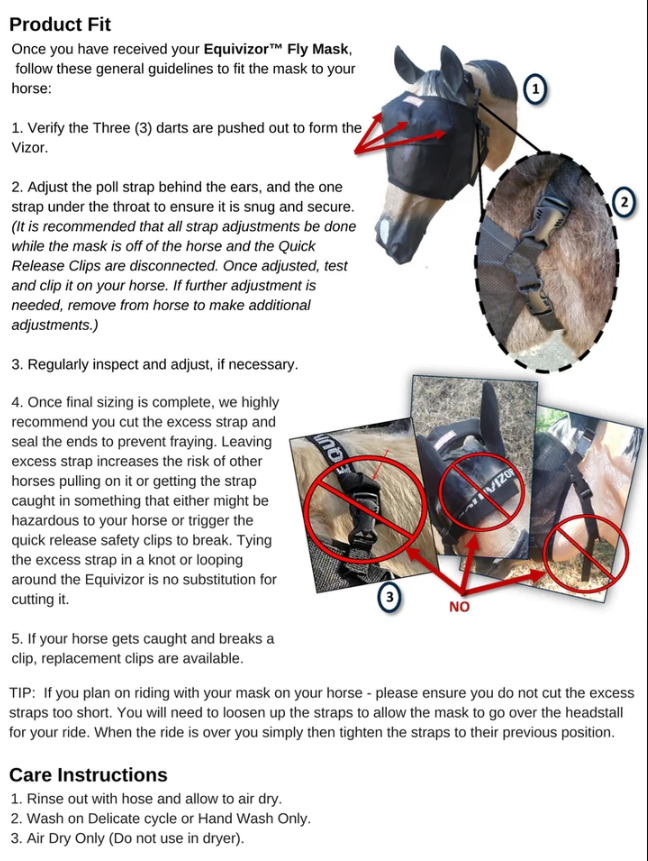 Equivizor Standard Fly Mask