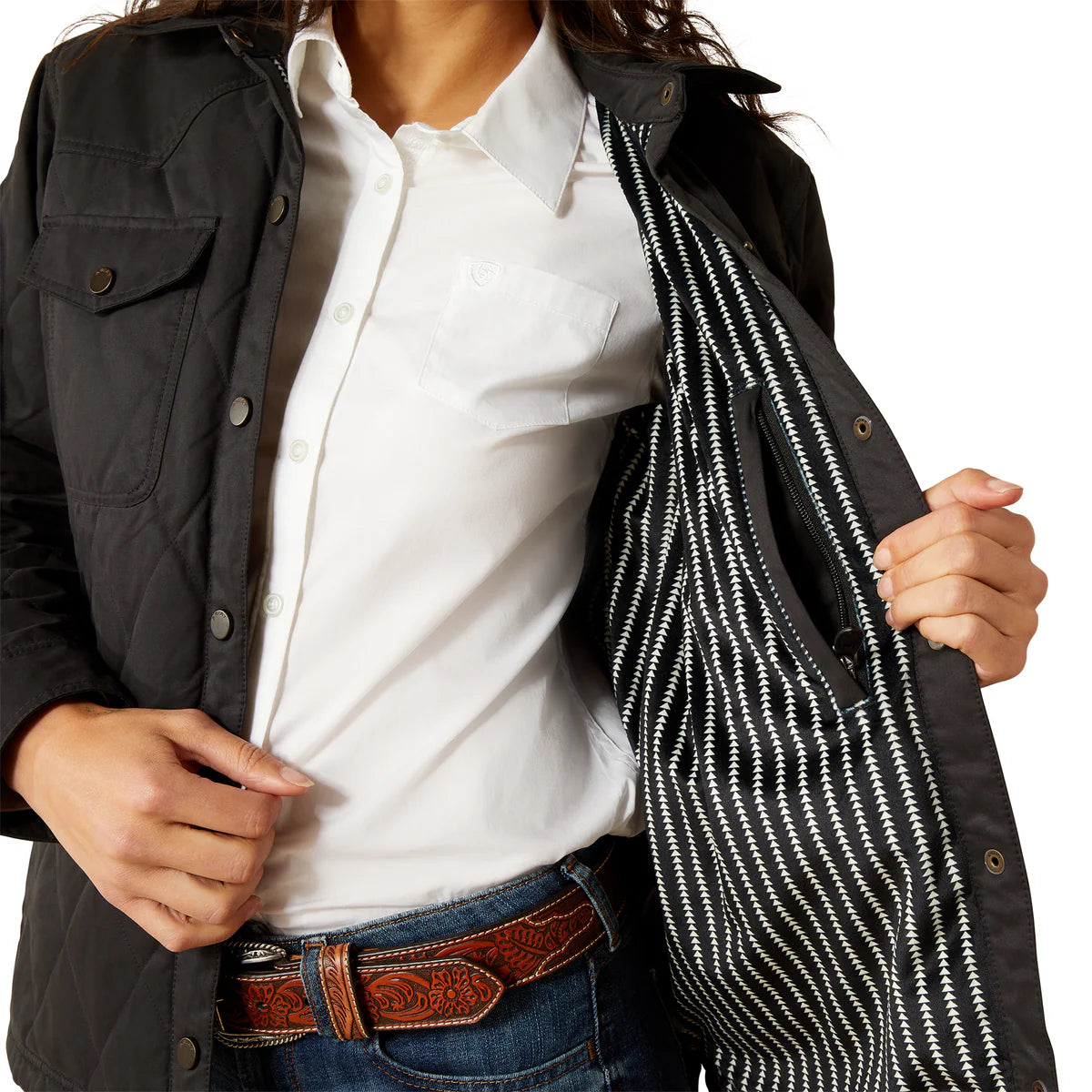 Ariat Womens Grizzly Quilted Barn Jacket