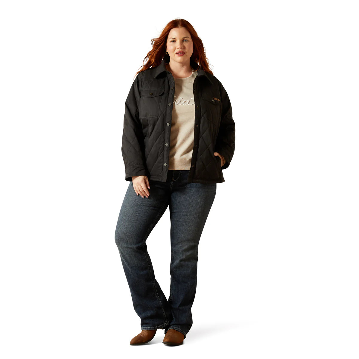 Ariat Womens Grizzly Quilted Barn Jacket