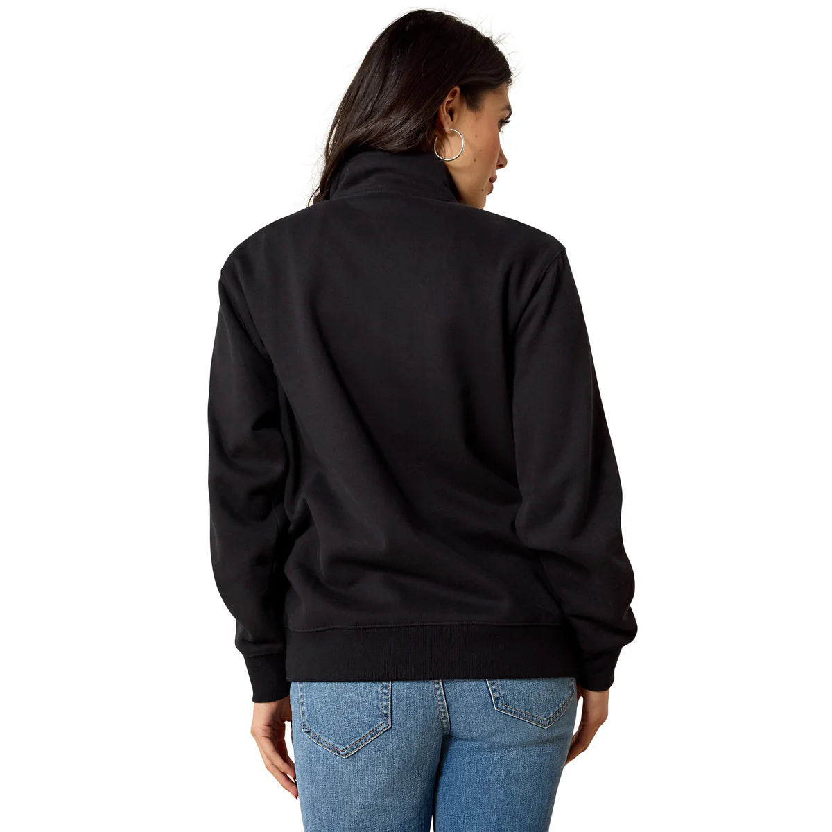 Ariat Womens Foundation Logo 1/2 Zip Sweatshirt