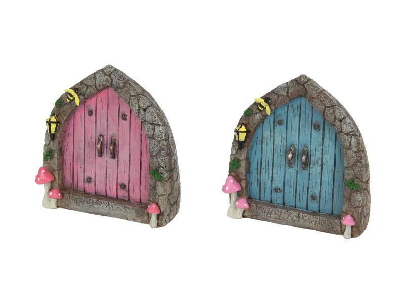 Fairy Garden Door 2 Ass 10cm