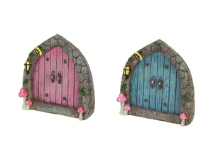 Fairy Garden Door 2 Ass 10cm
