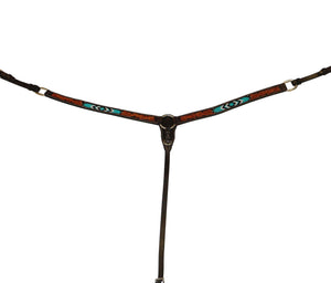 Fort Worth Beaded Leather Breastcollar
