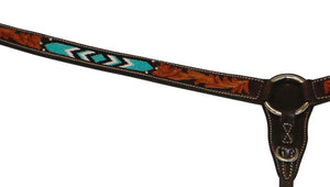Fort Worth Beaded Leather Breastcollar