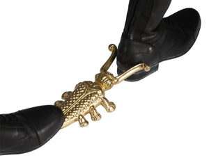 Beetle Boot Jack Solid Brass