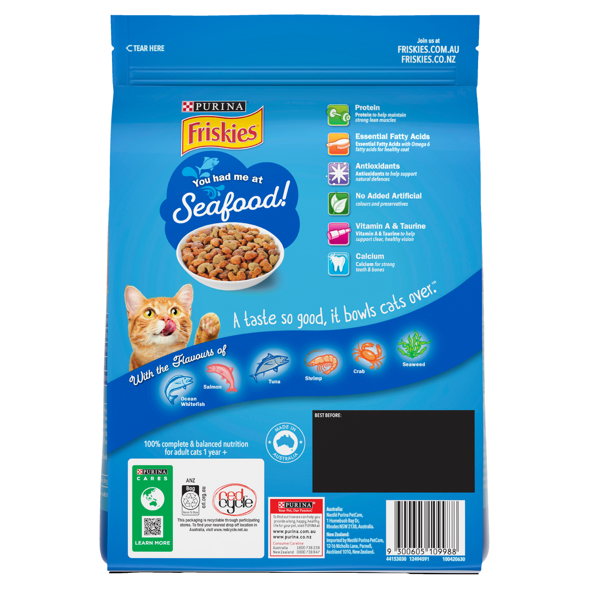 Friskies Seafood Sensation Dry Food