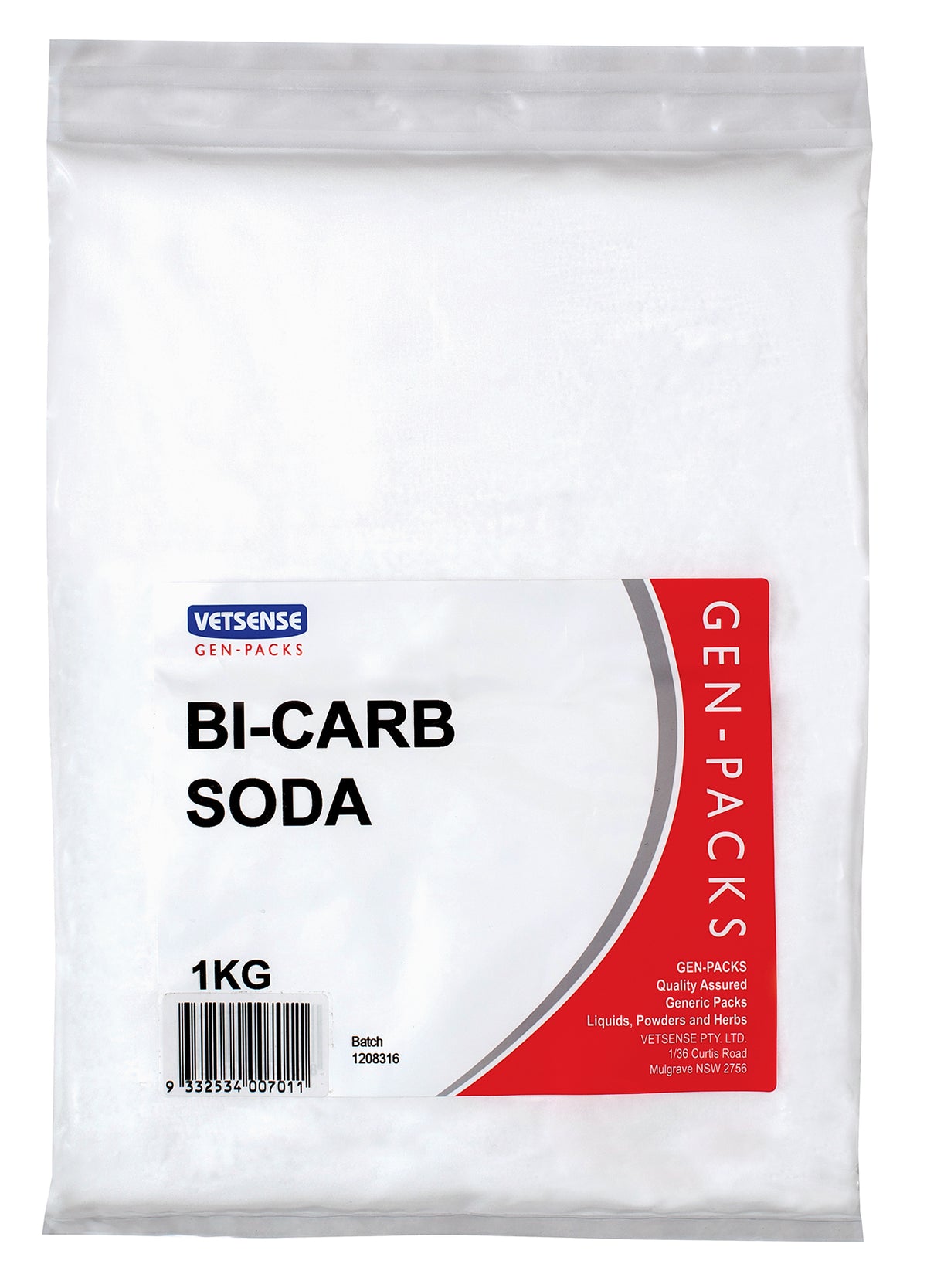 Vetsense Gen Pack Bicarb Soda
