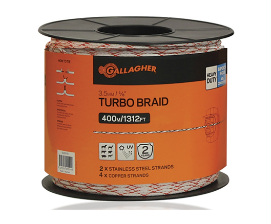 Gallagher 3.5mm Turbo Braid