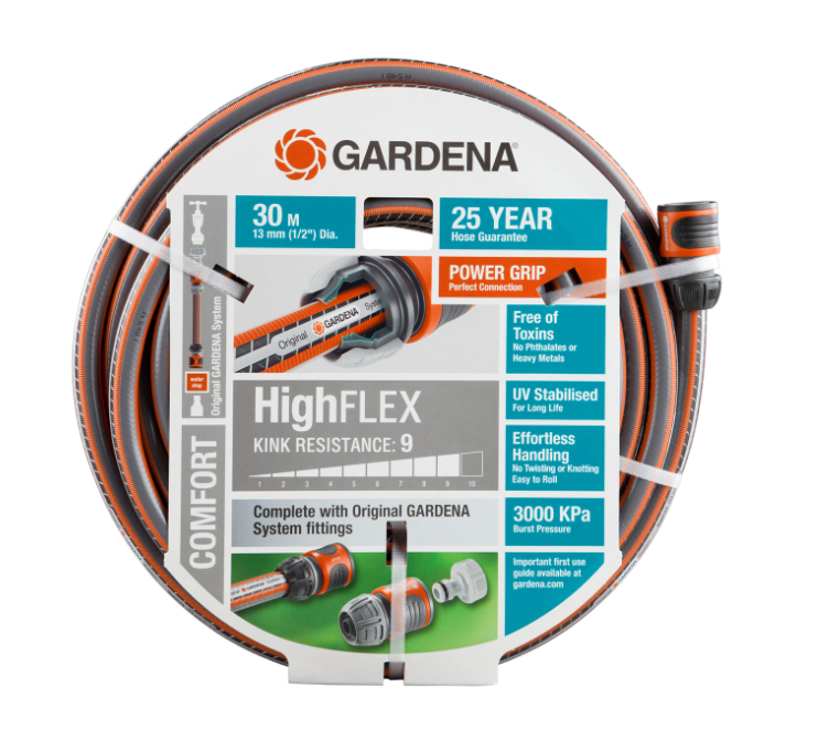 Gardena High Flex Fitted Hose 13mm