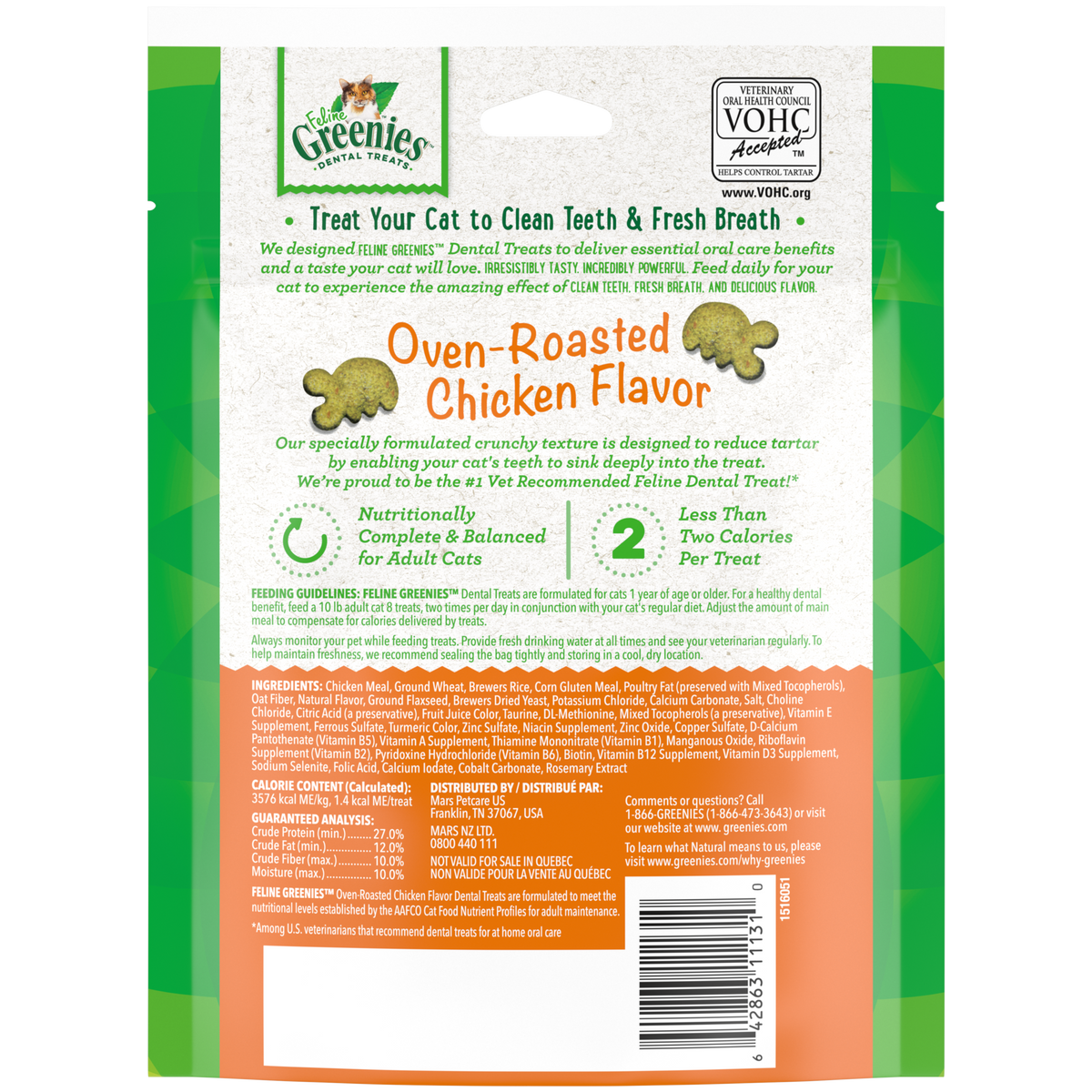 Greenies Dental Cat Treats