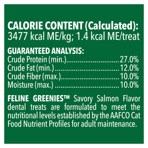 Greenies Dental Cat Treats Salmon Flavour