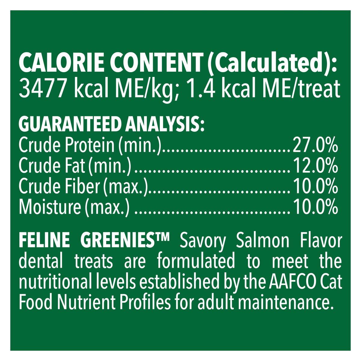 Greenies Dental Cat Treats