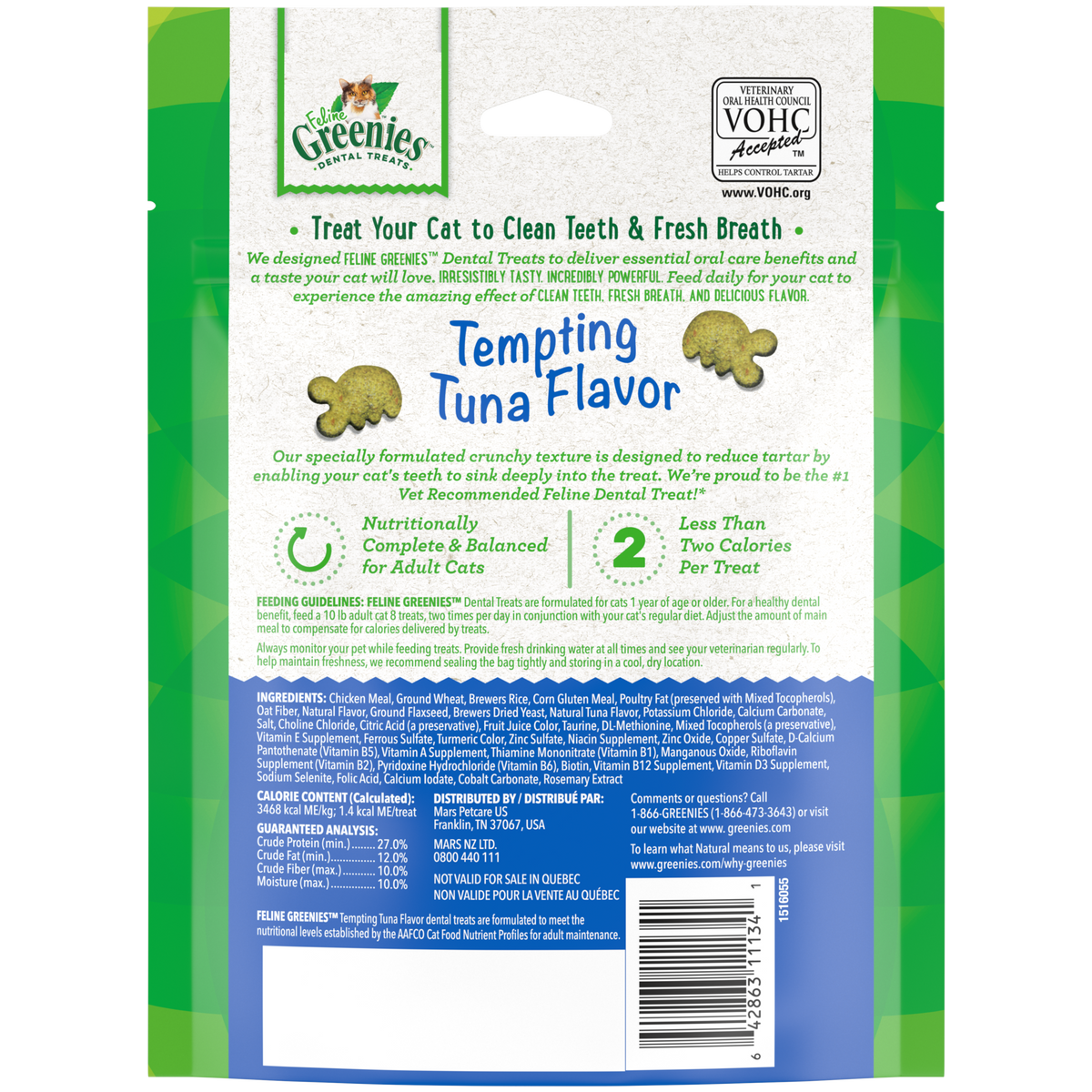 Greenies Dental Cat Treats