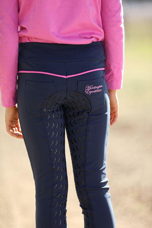 Huntington Girls Pull-On Full Gel Seat Breeches