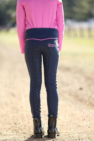 Huntington Girls Pull-On Full Gel Seat Breeches