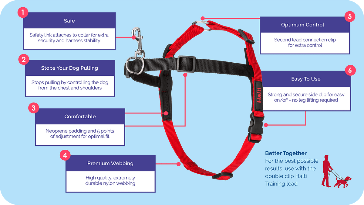 Halti Front Control Dog Harness