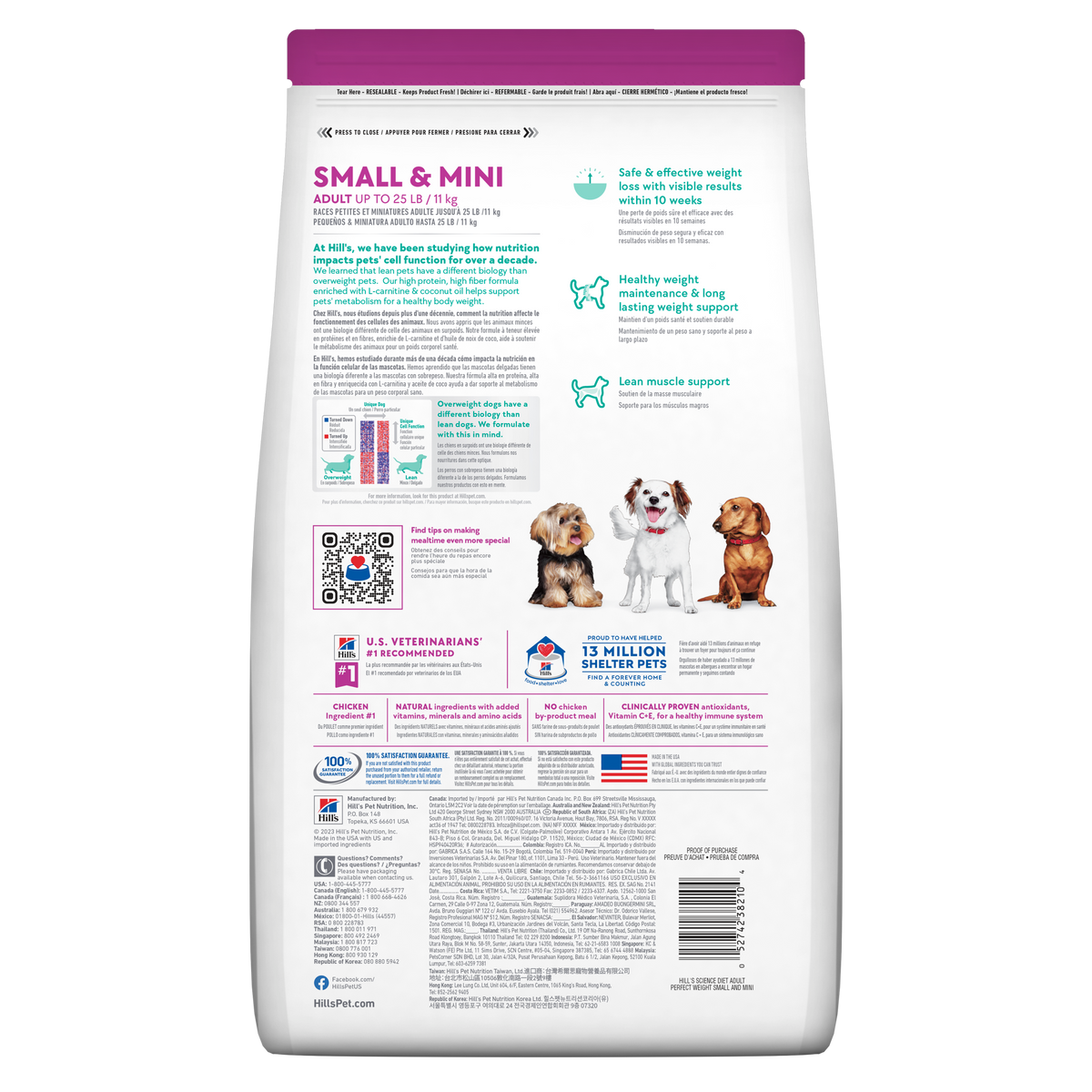 Hills Science Diet Adult Small and Mini Perfect Weight Dry Dog Food