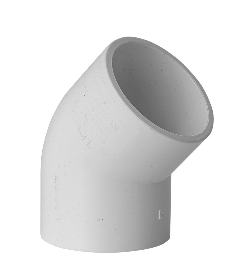 Holman PVC Pressure Elbow 45deg