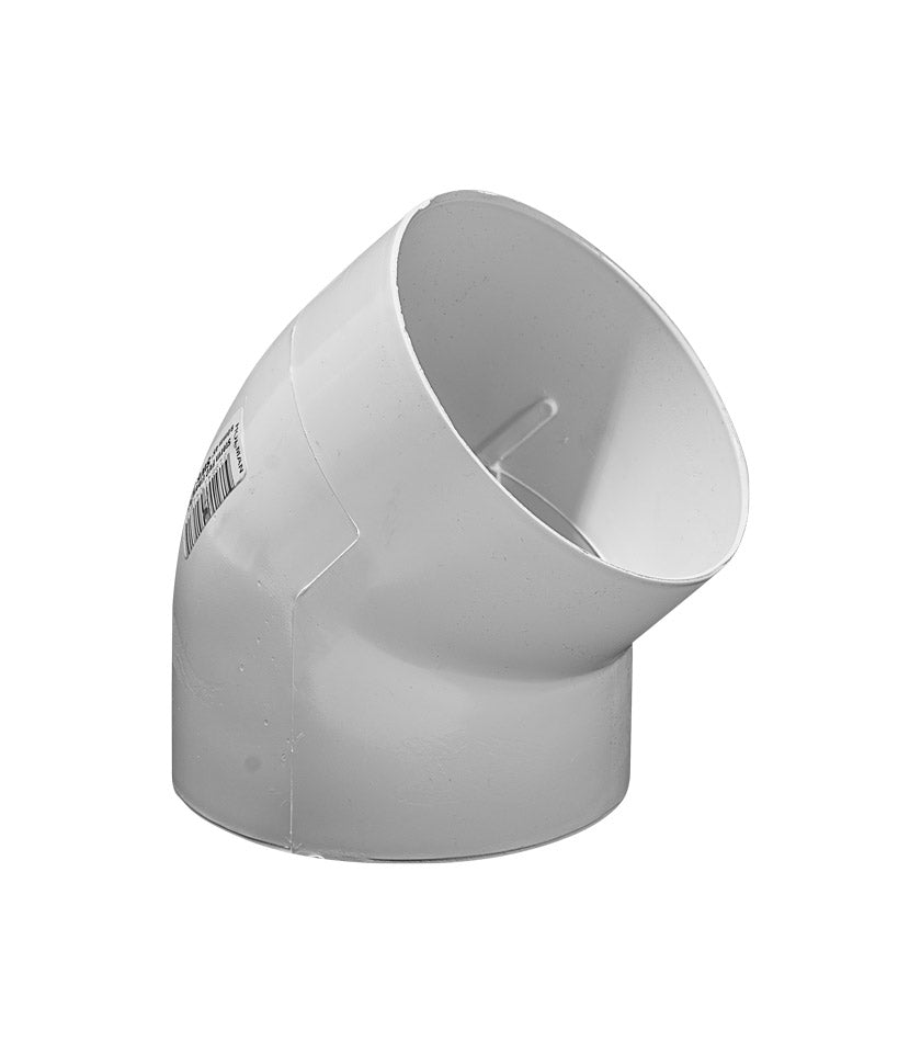 Holman Storm PVC Elbow F&F 45Deg 90mm