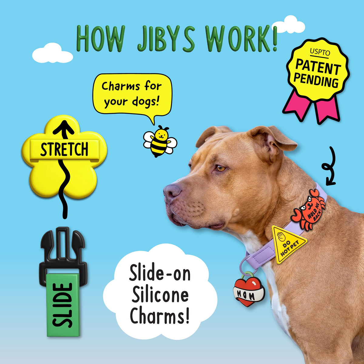 Jiby Charm Santa Paws
