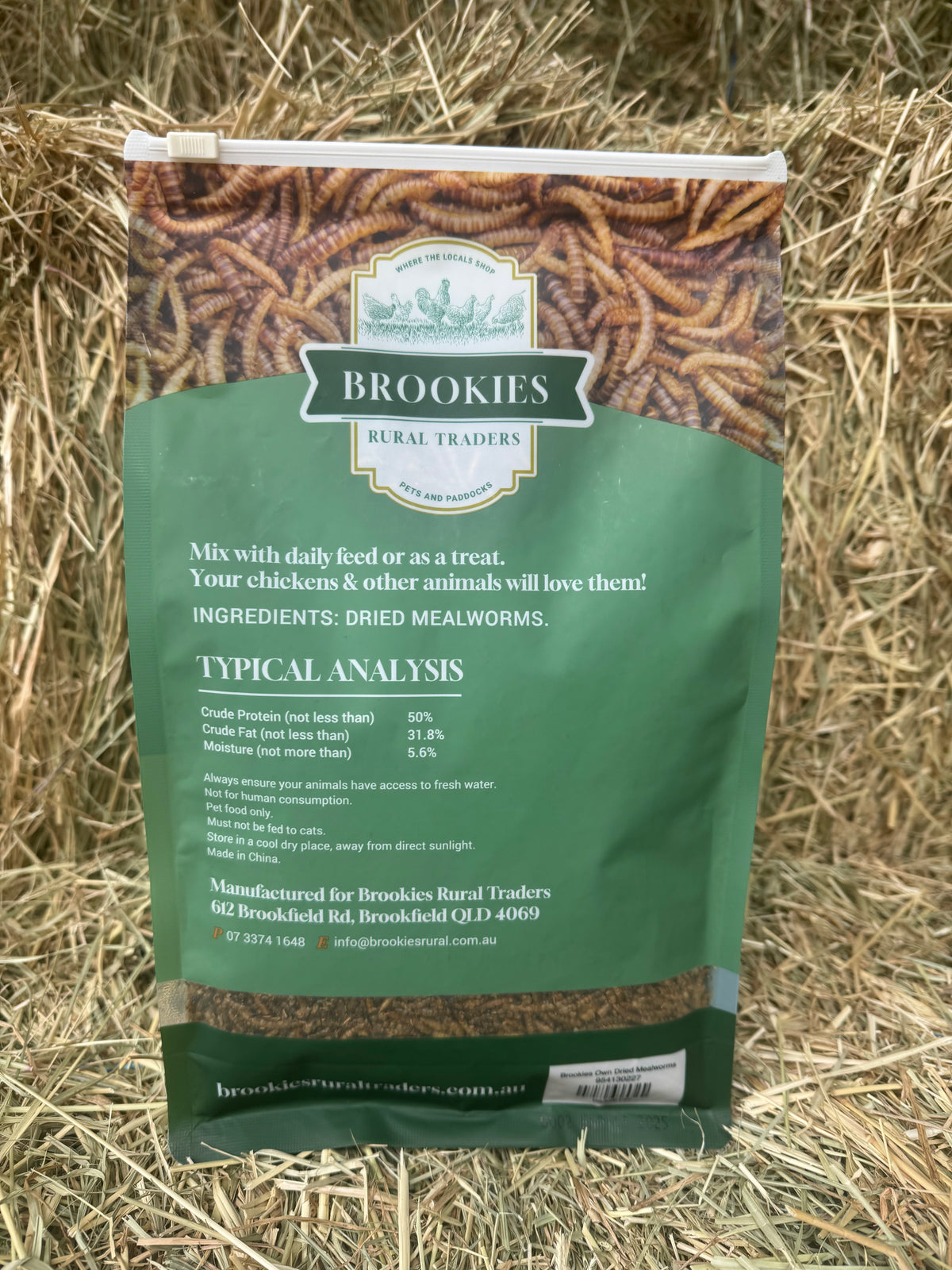 Brookies Own Dried Mealworms