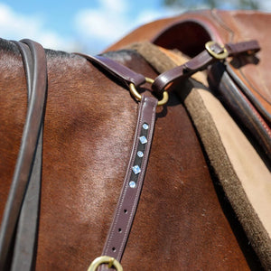 Oregon Silver Bling Stockman Breastplate