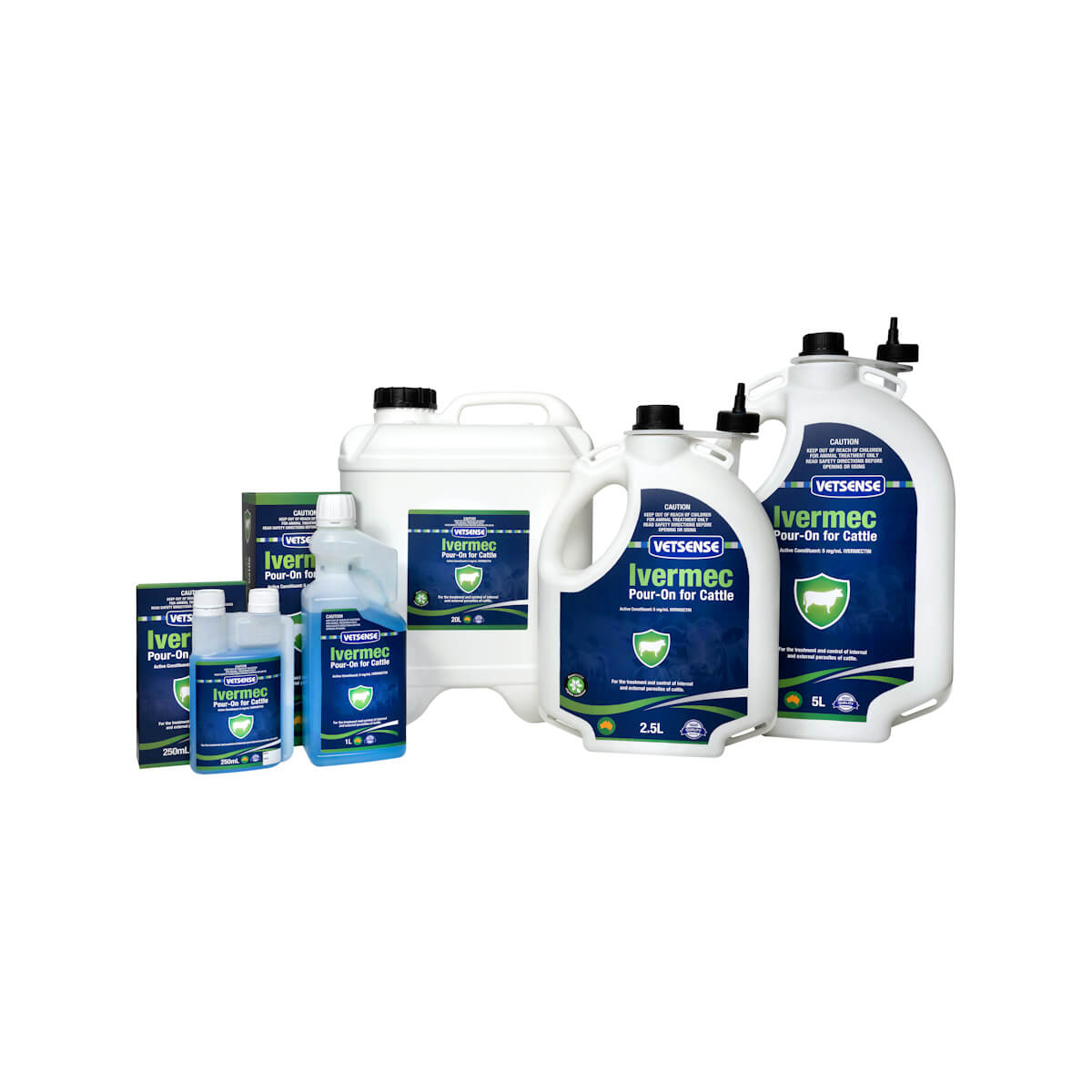 Vetsense Ivermec Pour-On For Cattle