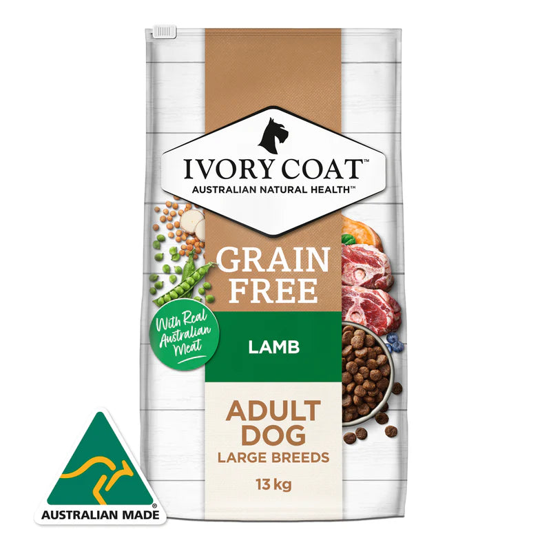 Ivory Coat Grain Free Adult Large Breed Lamb Dry Dog Food