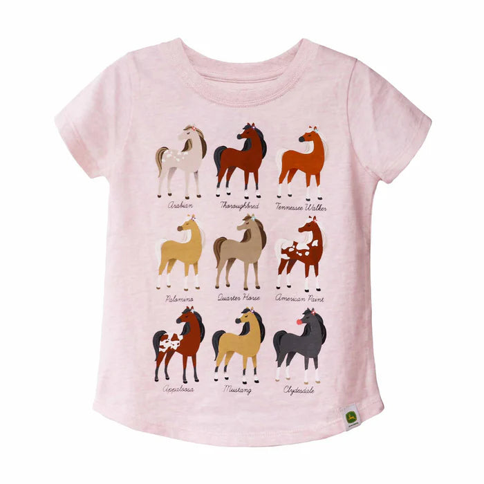 John Deere Horse Breeds Child T Shirt