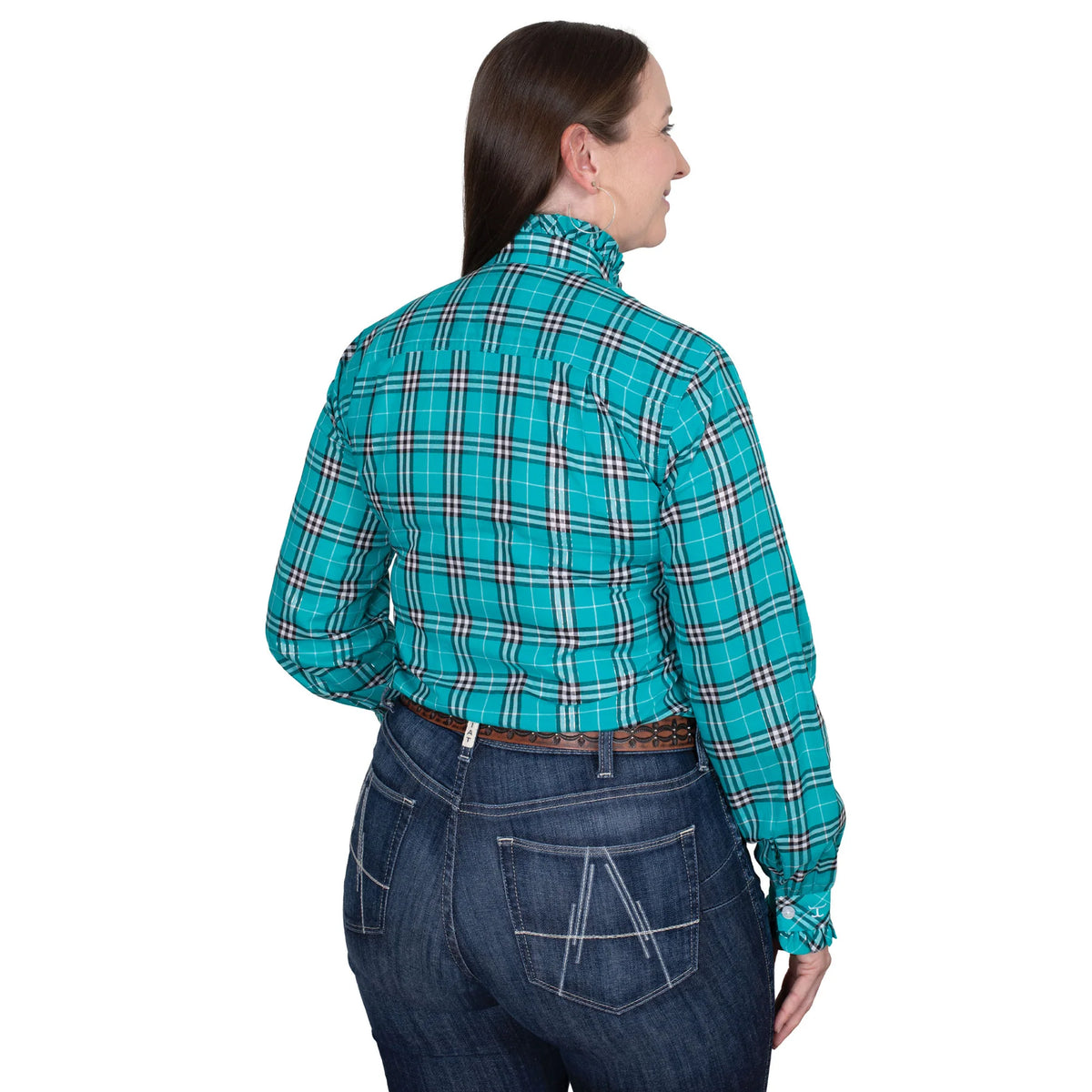 Just Country Womens Abbey Frills Full Button Workshirt