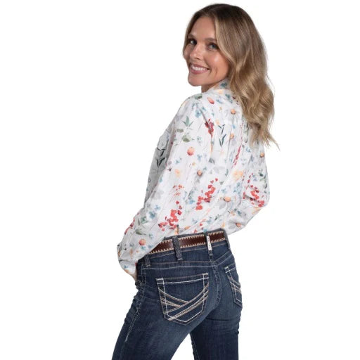 Just Country Womens Abbey Full Button Workshirt