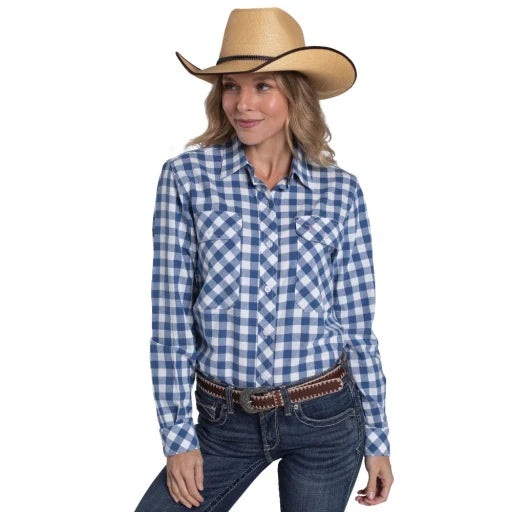 Just Country Womens Abbey Full Button Workshirt