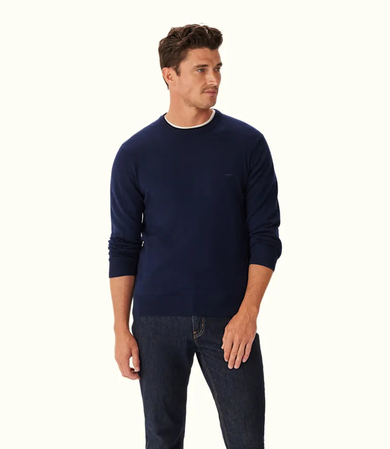 R.M. Williams Howe Crew Merino Knit Jersey