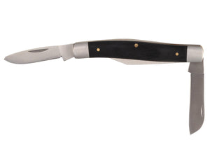 StockMaster 3 Blade Stock Knife 4in with Nylon Pouch