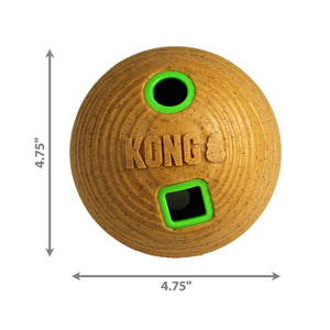 KONG Bamboo Feeder Ball Treat Dispensing Dog Toy