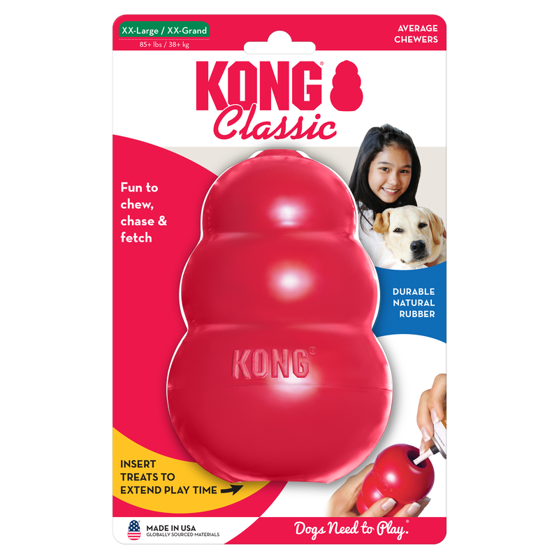 KONG Classic Red Dog Toy