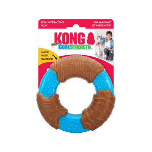 KONG CoreStrength Bamboo Ring Dog Toy