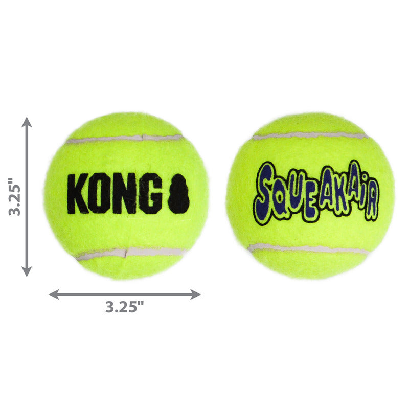 KONG AirDog Squeaker Balls Dog Toy - 2pk