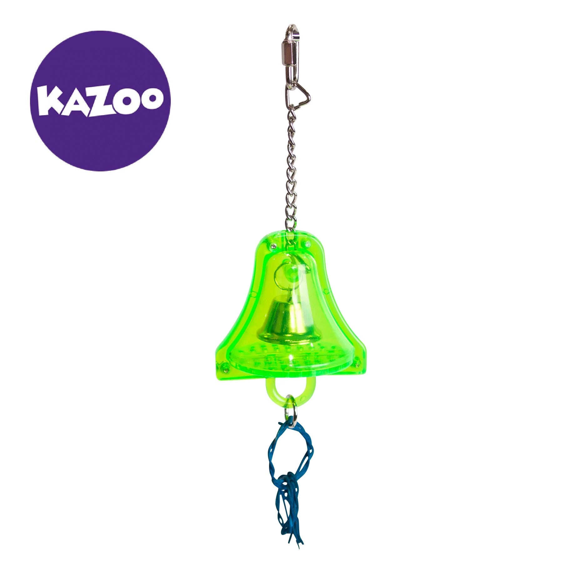 Kazoo Acrylic Bell with Wicker Rings Small