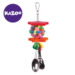 Kazoo Bird Toy with Star Chips & Spoons