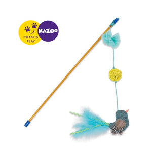 Kazoo Bluebird Wand Cat Toy