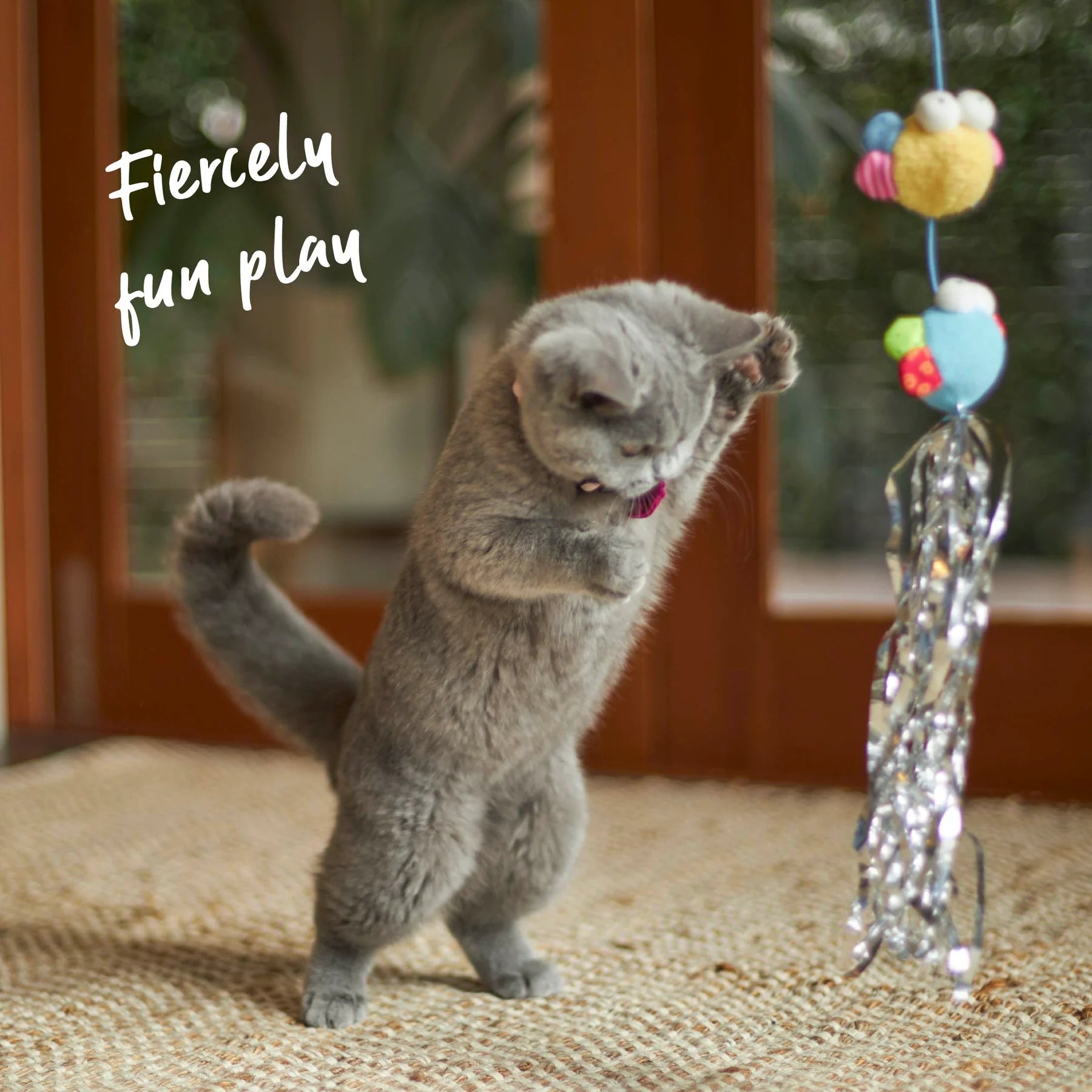 Kazoo Butterfly High Wand Cat Toy