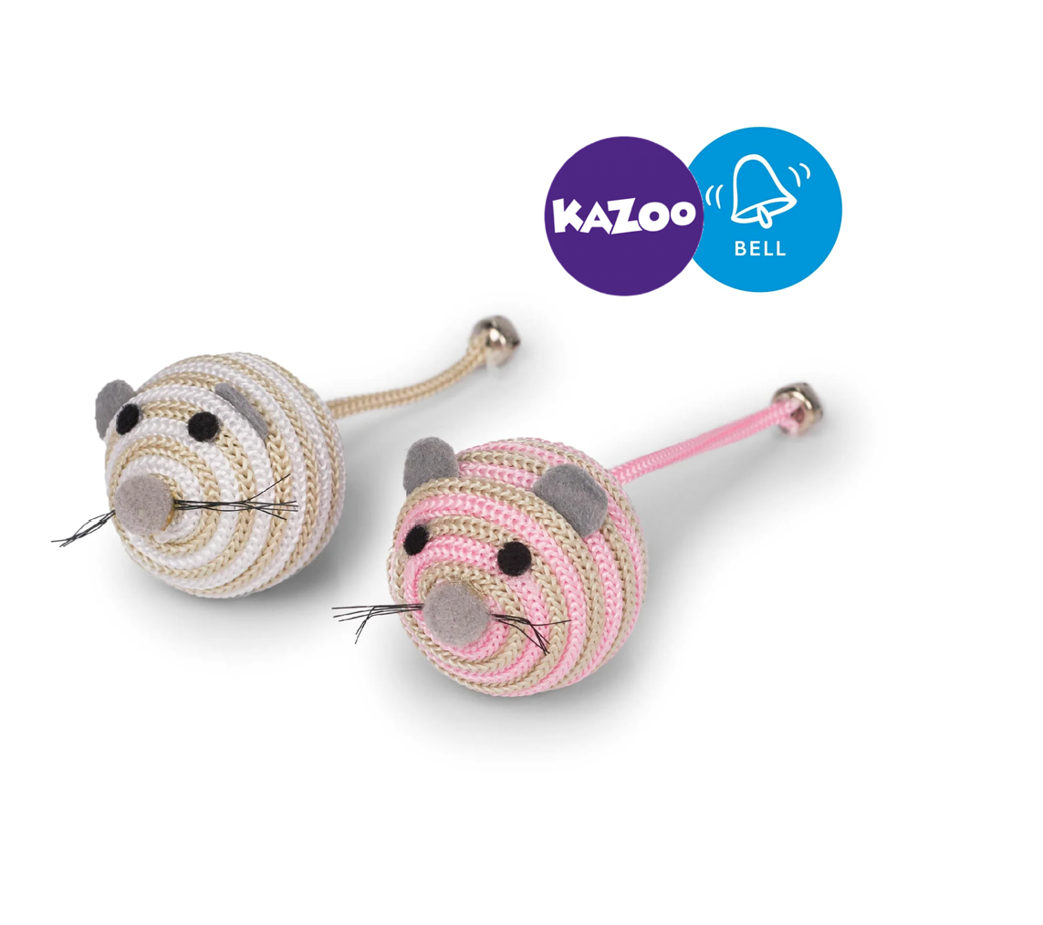 Kazoo Catch & Scratch Jingle Mouse Cat Toy