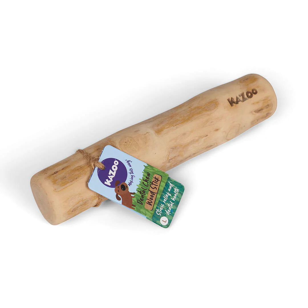 Kazoo Coffee Wood Chew Dog Toy