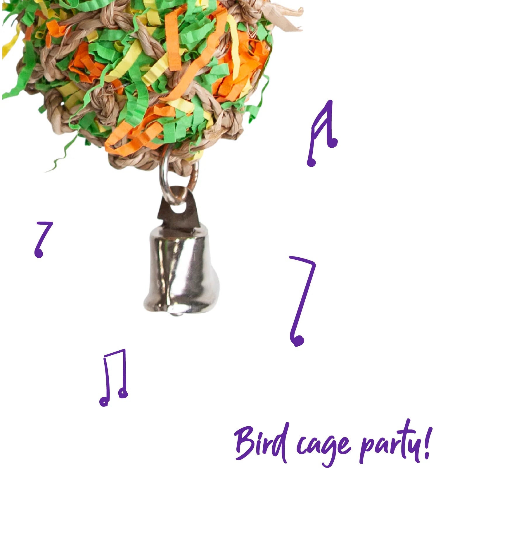 Kazoo Crinkle Ball with Bell
